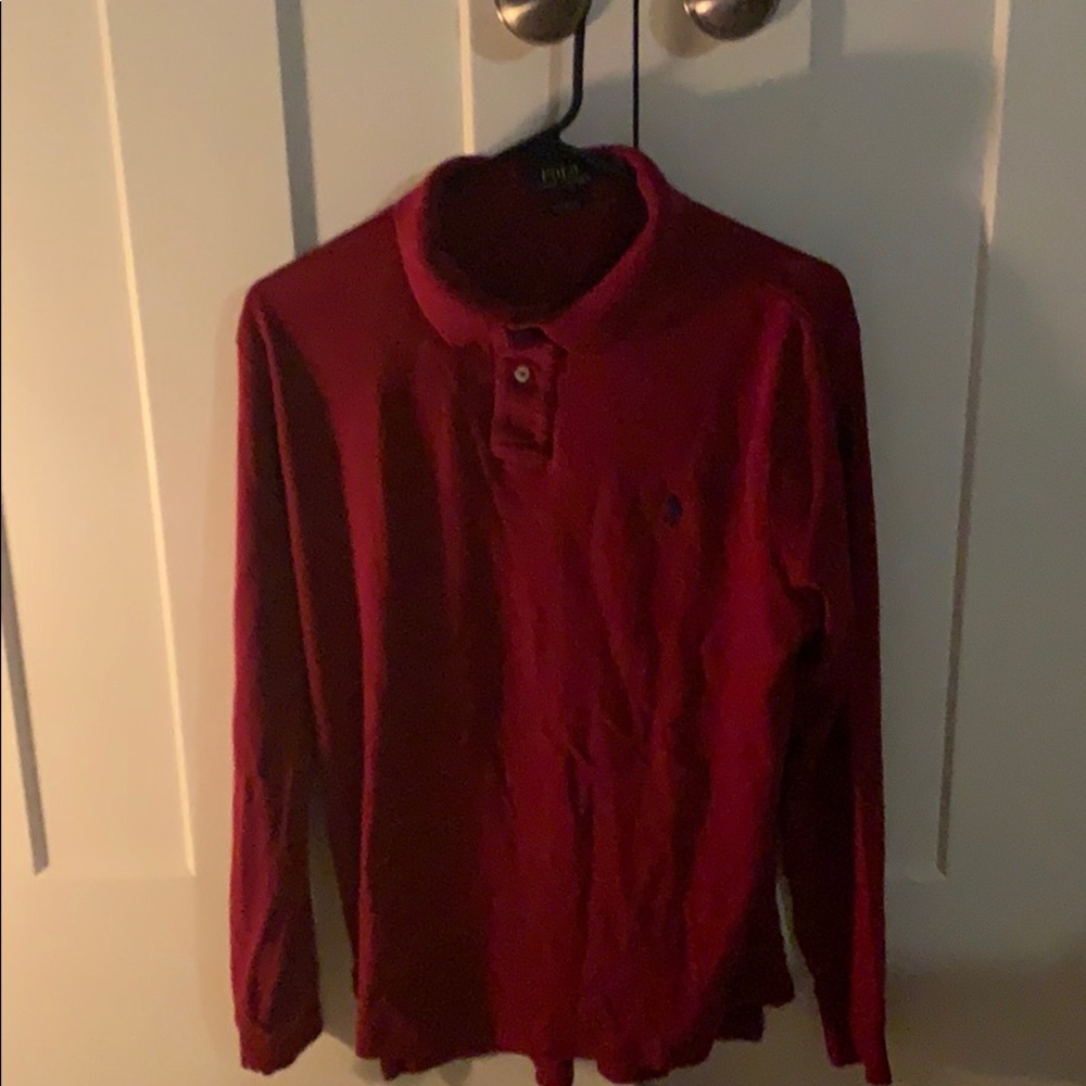 Maroon Collard Polo